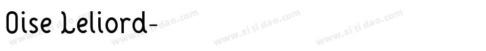 Oise Leliord字体转换
